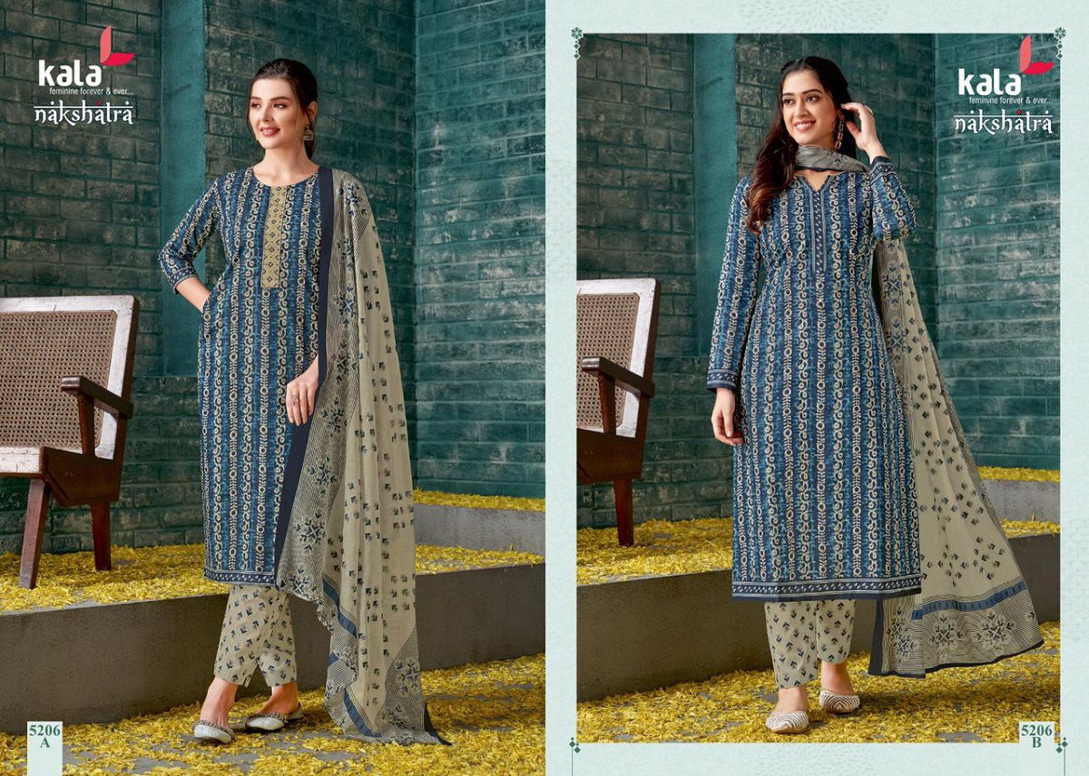 Kala Nakshatra Vol 1 Printed Cotton Readymade Dress Catalog
